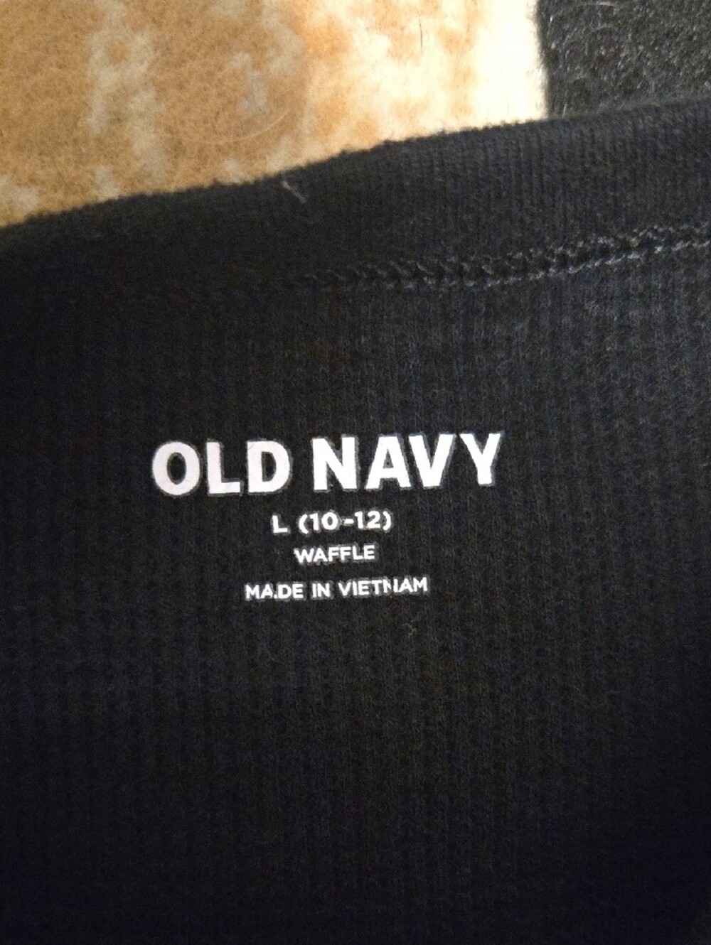 Old Navy Black Long Sleeve Thermal Top for Kids - Picture 2 of 4